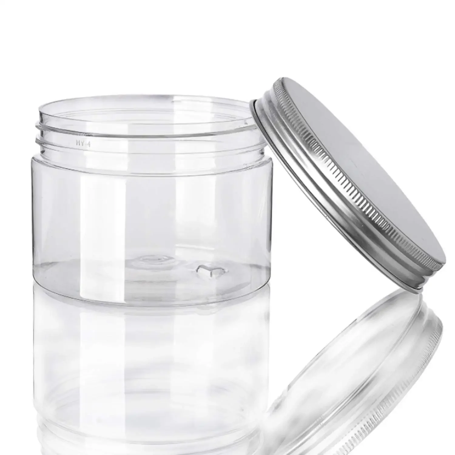 50pcs/set 20g 30g 50g 100g 120g 150g Plastic Jar with Lids Screw Tin Clear Container Empty Cosmetic Cream Powder Pot Makeup Box 2