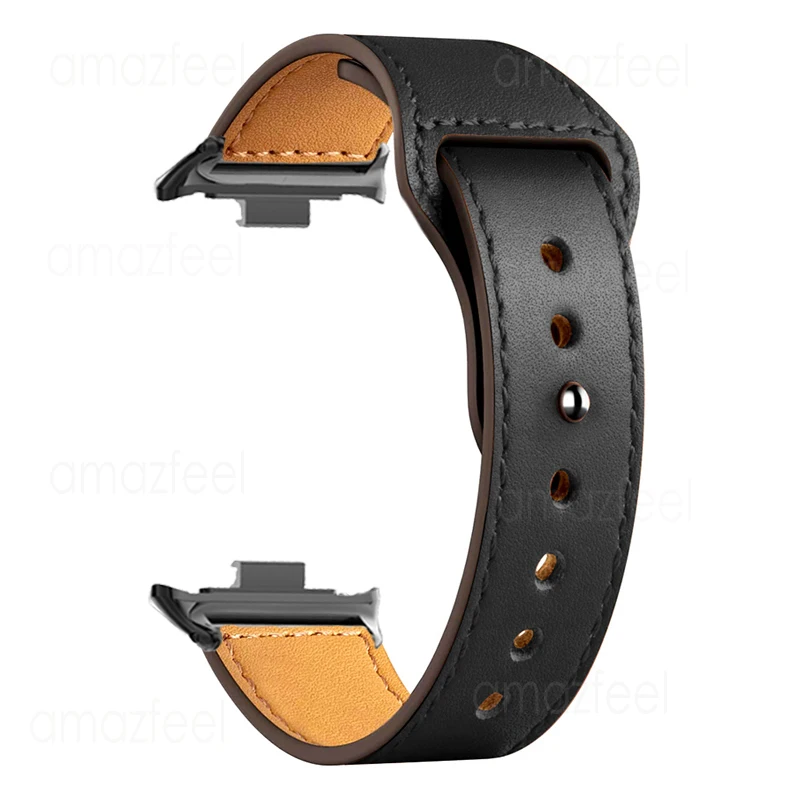 Correia de Couro para Xiaomi mi Band Pulseira para mi Band Pro Substituição Pulseira Correa - Image 4