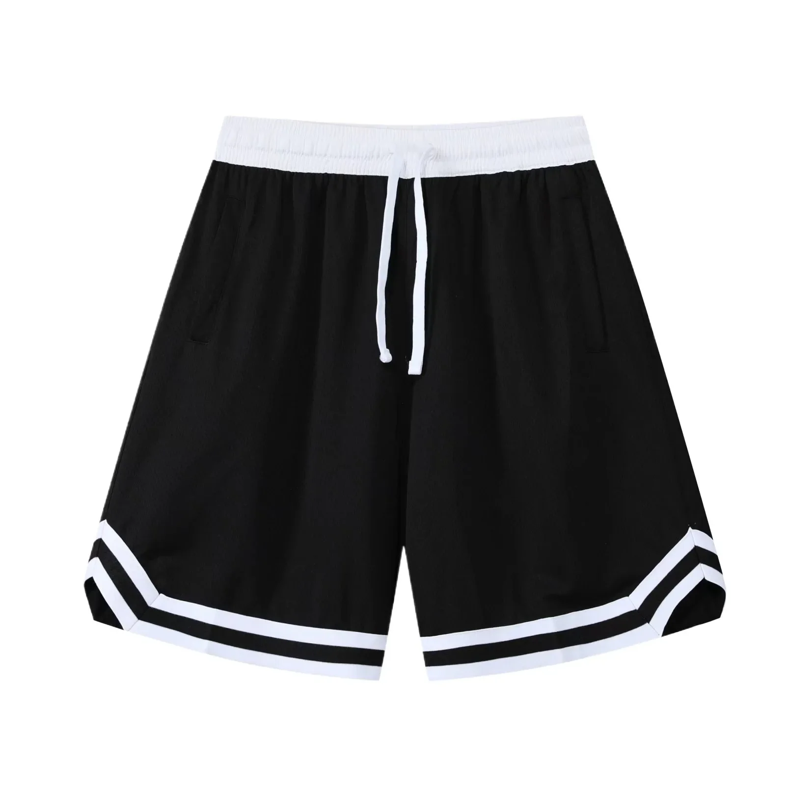 Summer New Men's Casual Short Pants Fitness Clothes Basketball Net Breathable Running Five-Part Trousers Male AE Stock