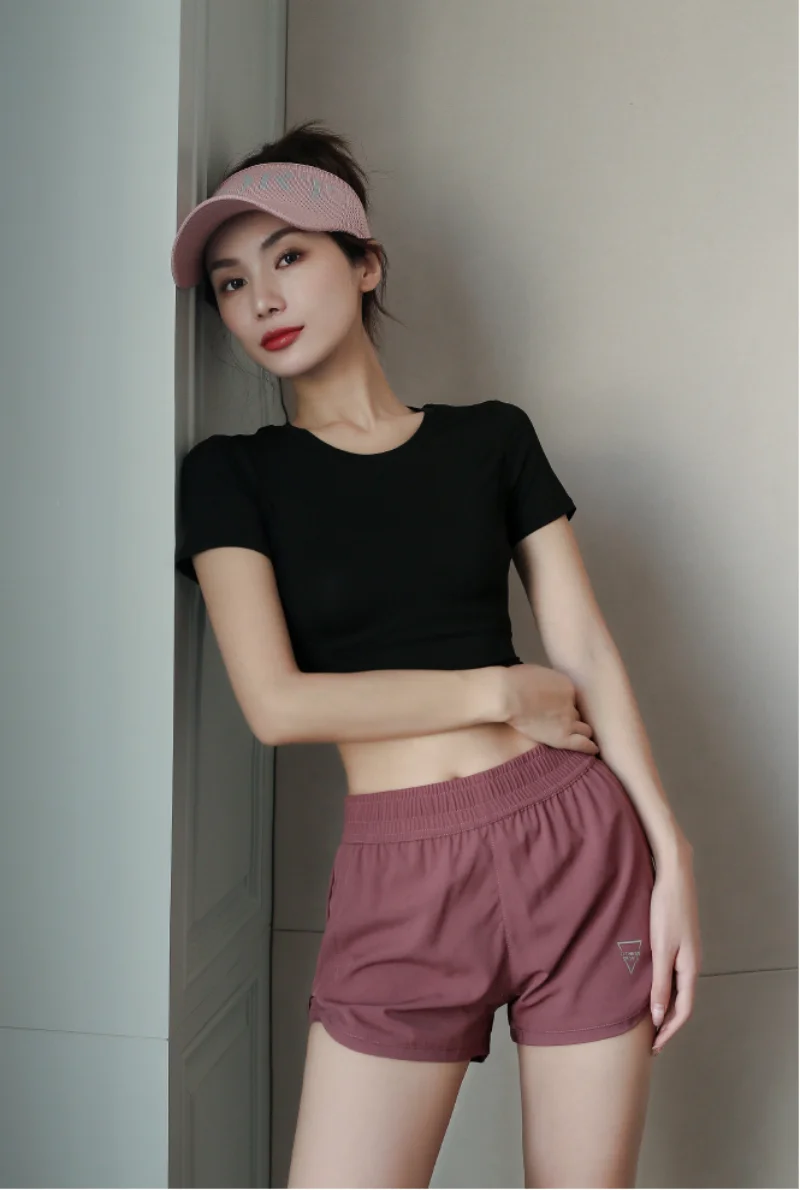 Short Pants for Women To Wear Sports Womens Shorts Nylon Gym Sport Tight Running Graphic Skinny Elastic Waist Booty Fitness XL