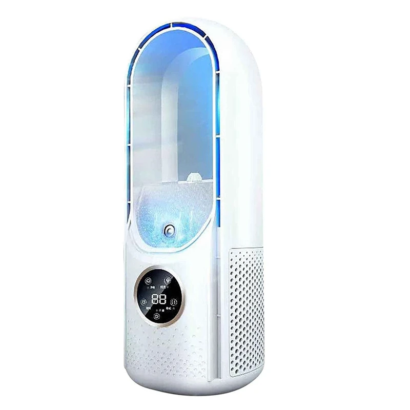 

Electric USB Multifunctional Leafless Fan Household Desktop Humidification Fan Timing Air Conditioning Fan