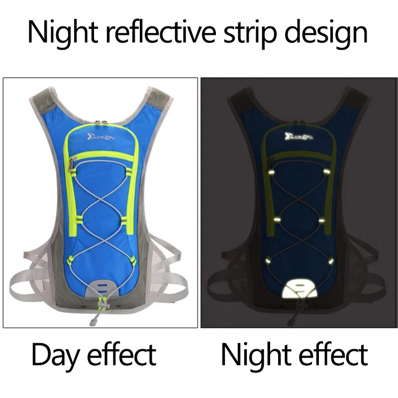 Environmental Cycling Water Bag Knapsack Kit Travel Sport Water Bladder Packsack 2L Hydration Backpack Running Waterbag Rucksack 4