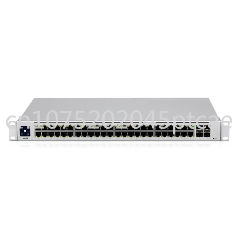 

USW-48-POE переключатель 48 PoE, 195 Вт PoE, 48 портов, переключатель PoE слоя 2 с бесшумной системой охлаждения без вентилятора