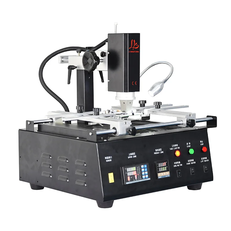 LY HR8500 Hot Air BGA Rework Station HR 2 Stages 3900W High Power for Laptop Motherboards Server Boards Optional 220V 110V