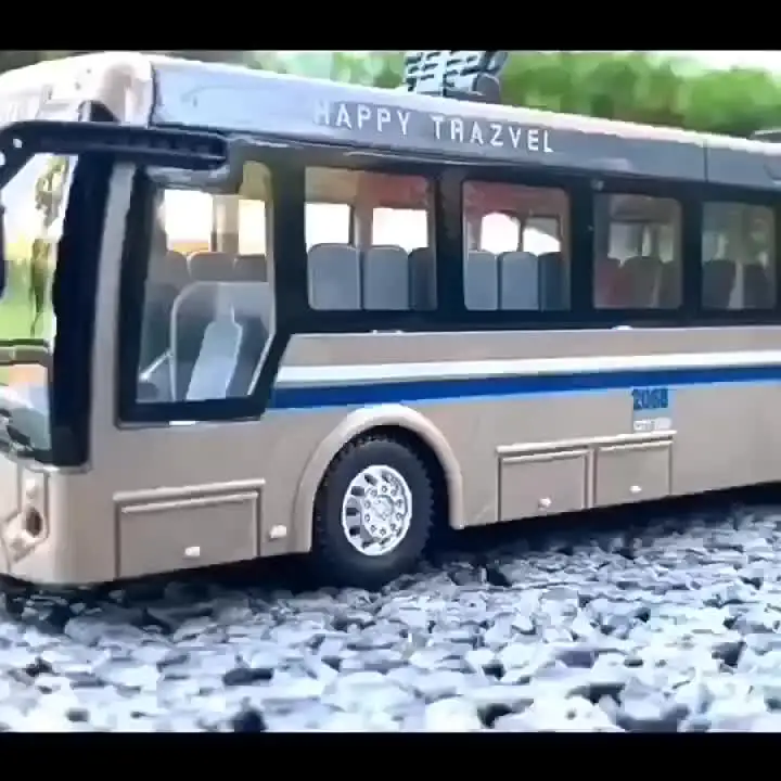 Bus à deux étages City Tour alliage ABS modèle de voiture simuler exquis intéressant Bus enfants jouets cadeaux de noël  26