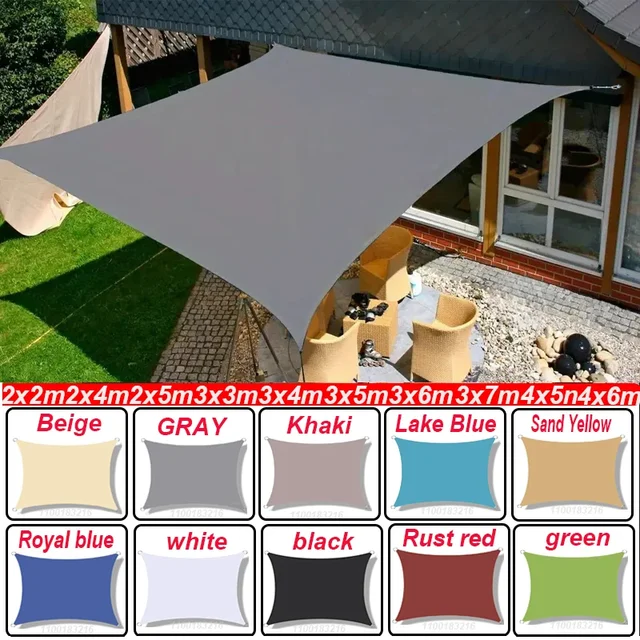 300D Waterproof Sunshade Canopy, Awning for Protection