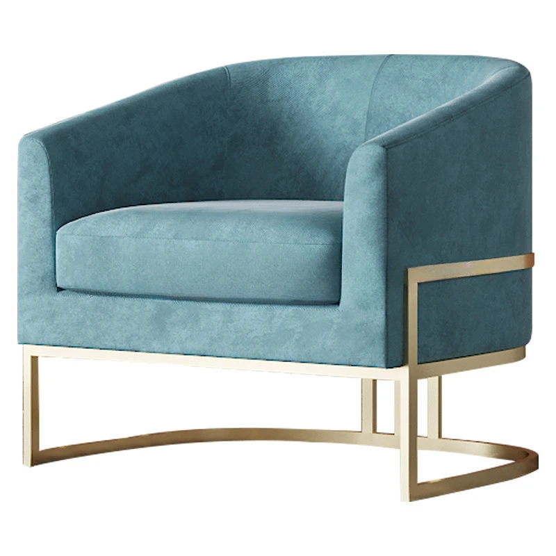 

Luxury Single Living Room Sofa Nordic Lounge Outdoor Lazy Living Room Sofa Handrail Chairs Muebles Hogar Hotel Furniture
