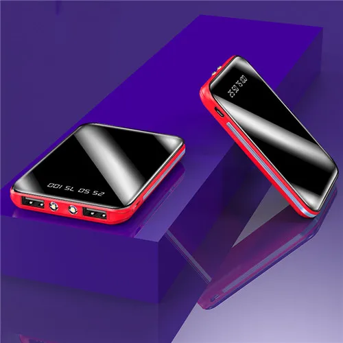 50000mAh Mini Power Bank Portable External Battery Digital Display One-way Quick Charger Mobile Phone Charger LED Illuminator battery bank Power Bank