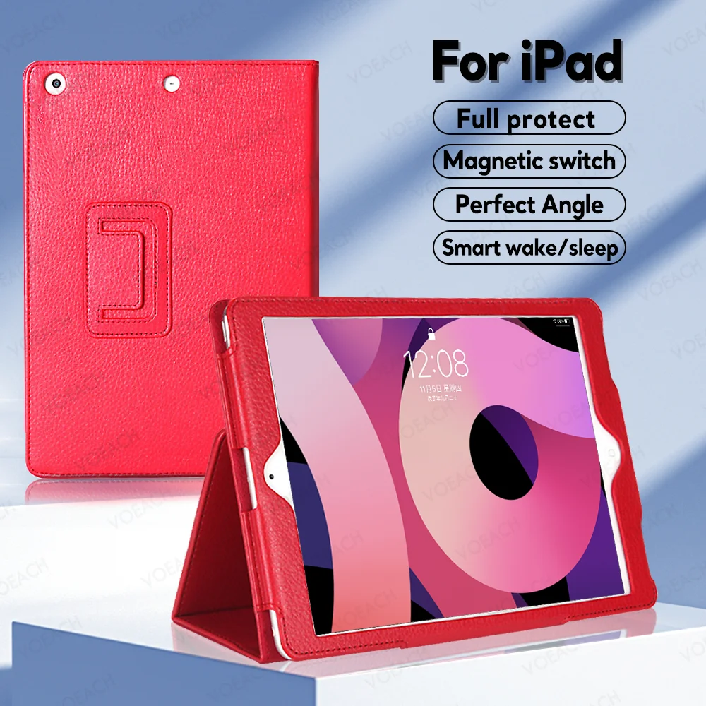 

For IPad 10.2 Case 2021 Air 2 Air 1 Case IPad 2020 Case PU Leather Cover for IPad 9.7 6 7 th 8th 9th 10th Generation Case Pro 11