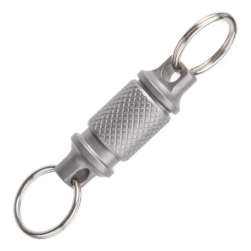 

Degree Women Portable Removable Keychain Rotation Tool Waist Men 360 Holder For Titanium Multifunctional Key Belt Outdoor Alloy
