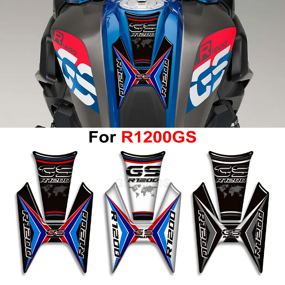 Kit de protección de tanque de combustible para motocicleta, pegatinas decorativas para R1200GS, R1200, R 1200 GS, LC, Rallye, Rally Adventure_voghion.com