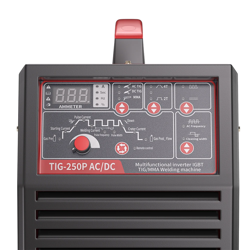 YOAO Professional Manufacturer Tig Welding Equipment Ac Dc Pulse TIG-250P Aluminum Tig Welding Machine 6