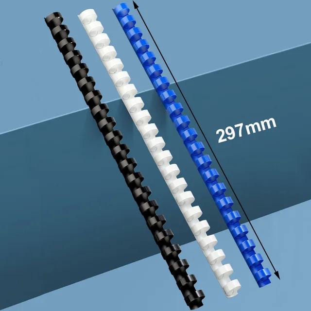 PVC 바인딩 에이프런, A4 파일 빗 바인딩 기계, 21 링, 바인딩 20-120 장, 색상: 블랙, 무료 배송
