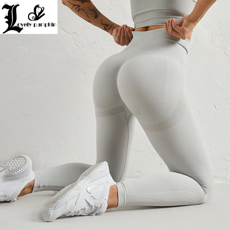 Mulheres Sexy Leggings Bolha Butt Push Up Fitness Legging Slim Cintura Alta Leggins  Mujer Sem Emenda Fitness Legging 211204 De $69,03