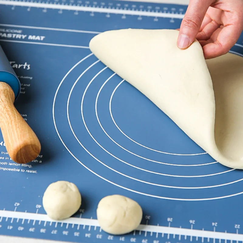 Kneading Dough Mat Silicone Baking Mat Pizza Cake Dough Maker Pastry  Kitchen Cooking Grill Gadgets Bakeware Table Mats Pad Sheet - AliExpress