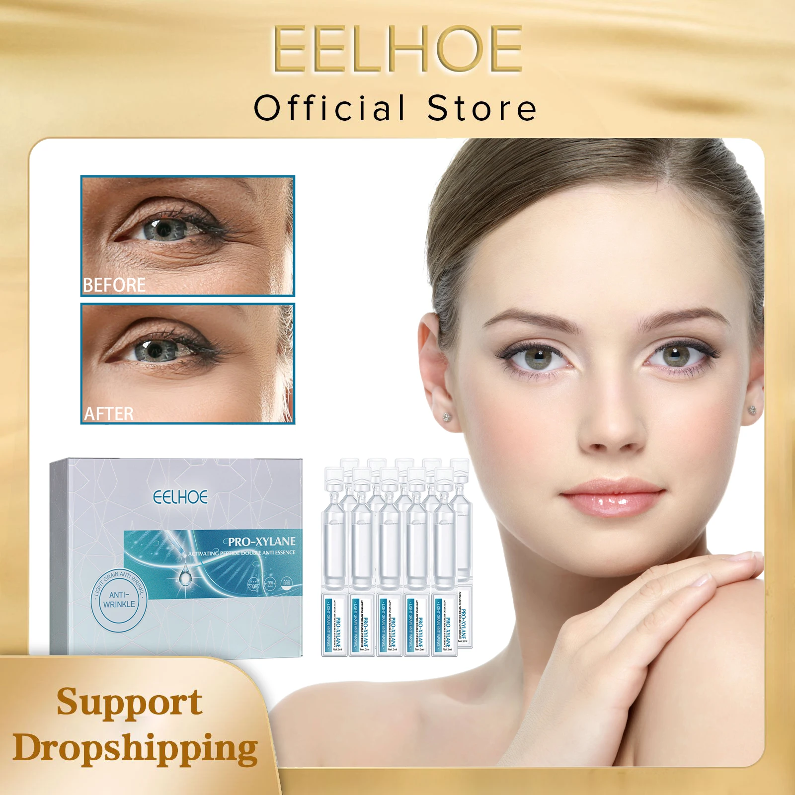 

Anti Wrinkle Serum Lifting Fade Fine Line Anti Aging Dark Spot Remover Replenishment Moisturize Brighten Firming Facial Essence