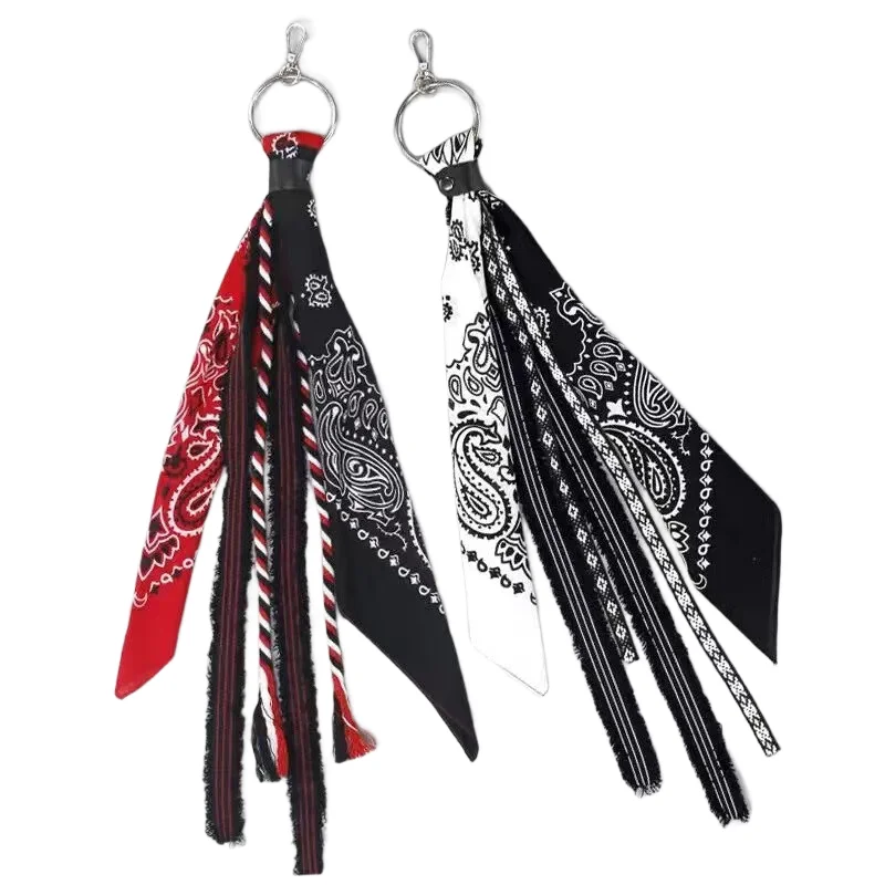 Neue Hip Hop Taille Hosen Kette Hosen Schlüsselanhänger mit Taschentuch Charme Tasche Anhänger Hip Hop Schlüsselanhänger trendige Rucksack Anhänger