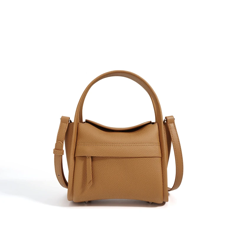 

Jonlily Women Genuine Leather Shoulder Bag Female Handbag Totes Casual Crossbody Bag Commuter Bag Small Daybag Purse -KG1102