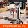 13-inch Floor Drill Press with Variable Speed and Tilting Worktable for Wood Metal Drilling 3