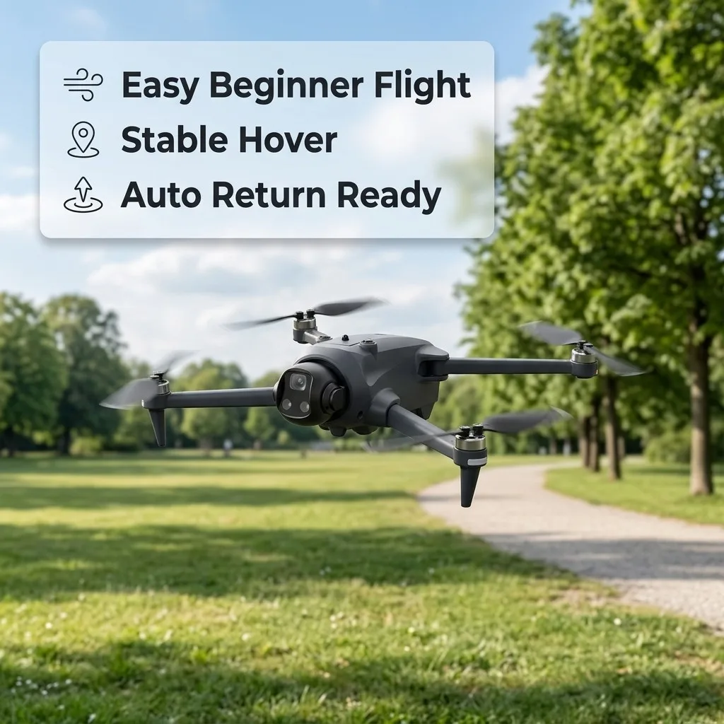Drone Potensic GPS con Ritorno Automatico, Evitamento Ostacoli, Veicolo Aereo Professionale, Seguimento Intelligente, Telecomando con Schermo, Quadricottero - Image 5