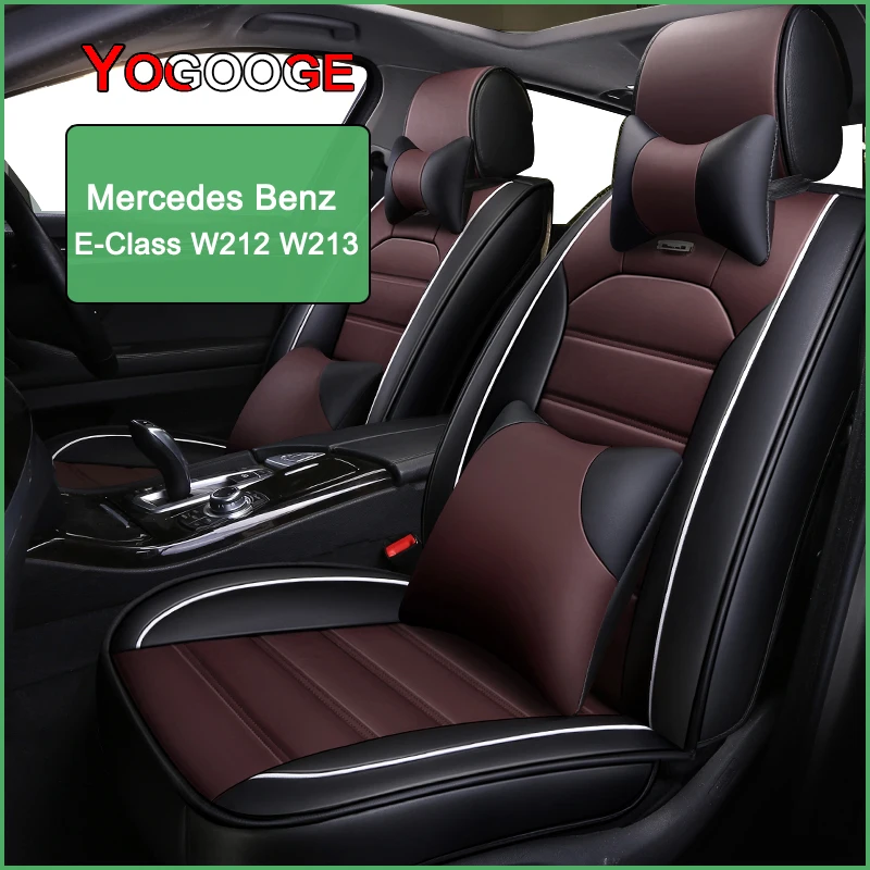 YOGOOGE Car Seat Cover For Mercedes Benz E Class W212 W213 2009 2023