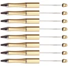 8Pcs Gold Beaded Ballpoint Pen Pens Gift for Writing Beadable Pens Beadable Pen DIY Gift for Student Office Supplies 1