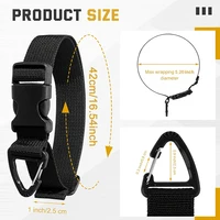 4/5/10/15 PC 45cm Adjustable Buckle Wire Manager Nylon Heavy Cord Organizer Holder With Triangle Buckle Extension Cord Organizer 6