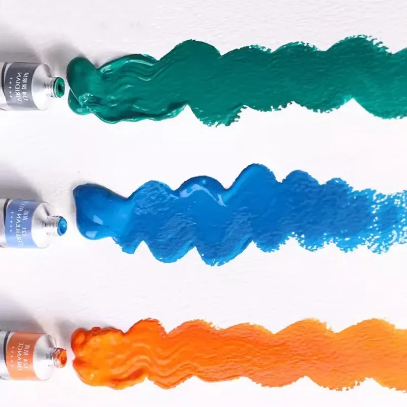 Paul Rubens Non-transparent Watercolor Paint Tube 15ml 36 Colors Professional Watercolour For Painting Anime Art Supplies
