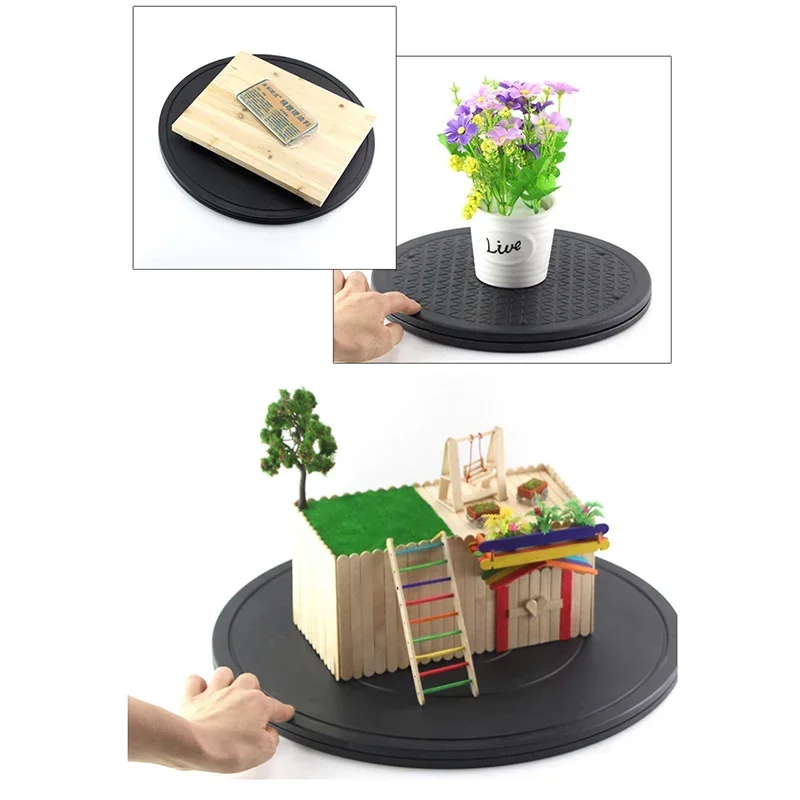 1 PCS Practical Pottery Wheel Rotate Turntable 360 Rotation Rotary Plate Clay Pottery Sculpture Tool Diameter 20/25/30cm pottery wheel