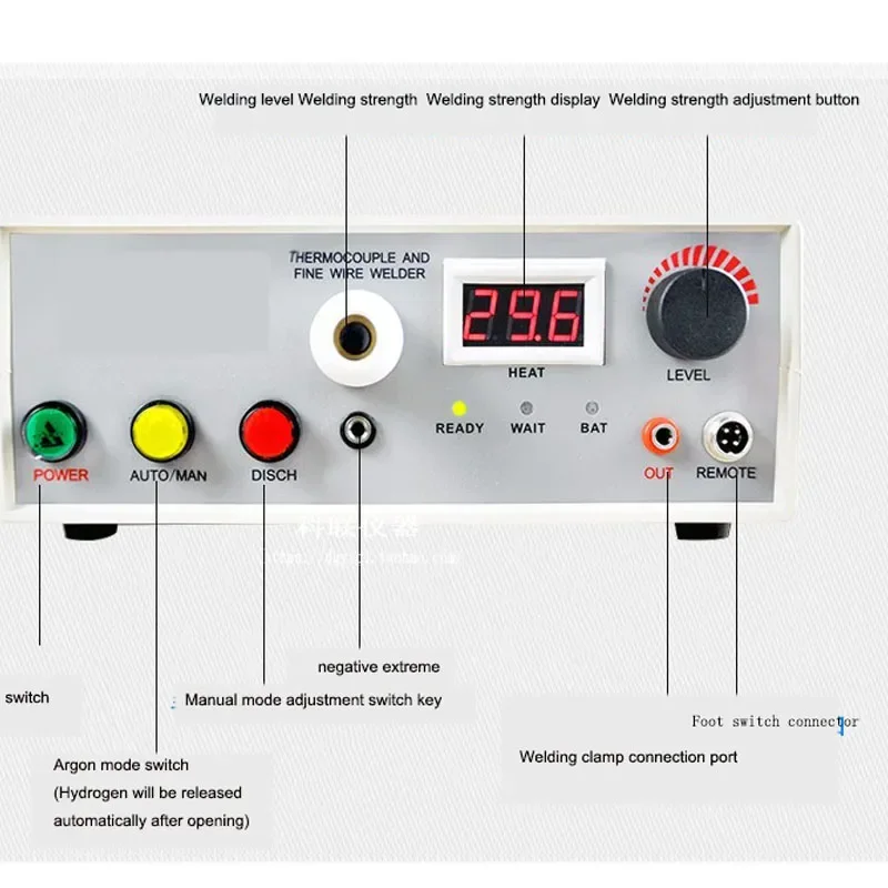 Wire Welding Thermocouple Butt Welding Machine K J T Type Thermocouple Wire Temperature Line Welder 5