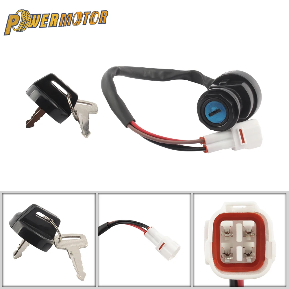 Motorcycle Ignition Key Switch for Yamaha Banshee YFZ 350 Big Bera