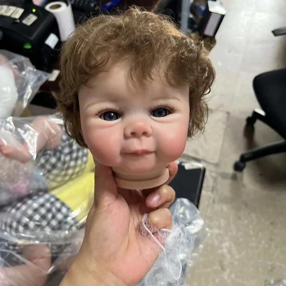 19inches Reborn Doll Kits Popular Juliette with Rooted Hair and Eyelashes 3D Painted Many Details Veins Unassembled Doll Parts 2