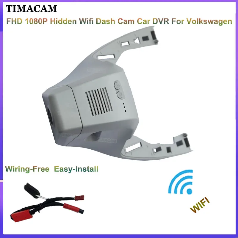 

For Volkswagen VW T-Roc t Roc AC7 A11 2017 2018 2019 2020 2021 2022 Dash Cam 1080P Wifi Car DVR Video Recorder Driving Recorder