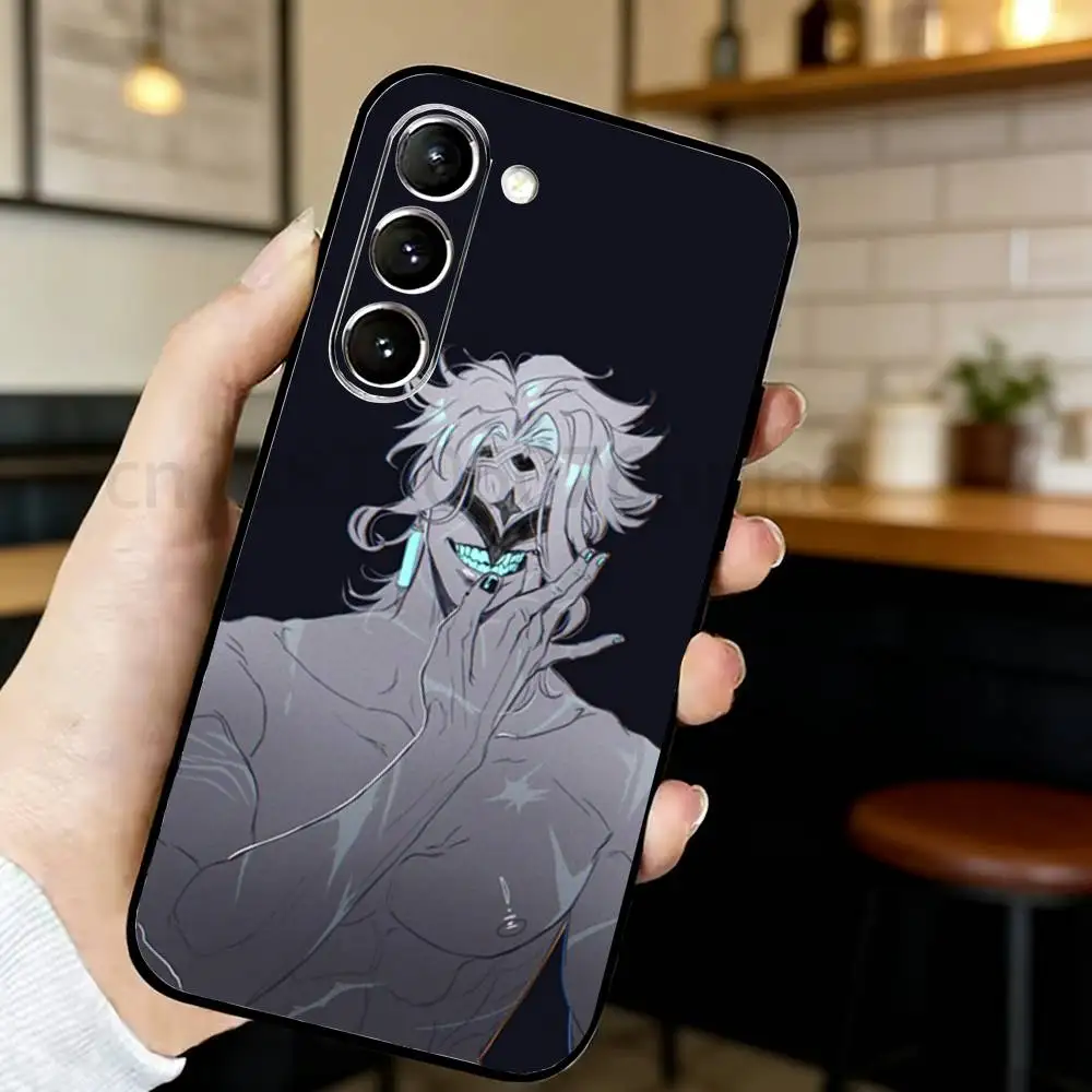 Genshin Impact Dottore Black Silicone Phone Case - Sleek and Stylish Protection