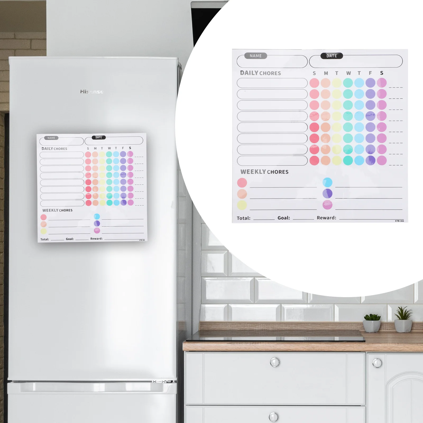 Calendars Magnetic Whiteboard for Fridge Reminder Sticker Planning Schedule Pvc Note-taking List Message Writing