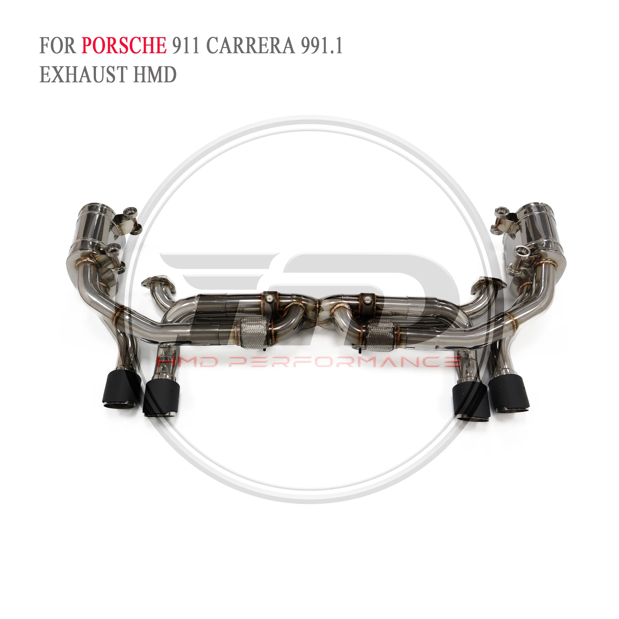 

HMD Stainless Steel Exhaust System Performance Catback for Porsche 911 991.1 991.2 Carrera With 991 GT2 RS Style Body Kit