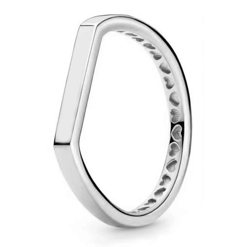 

Original Signature Stacking Ring For Women 925 Sterling Silver Ring Gift Fine Europe Jewelry