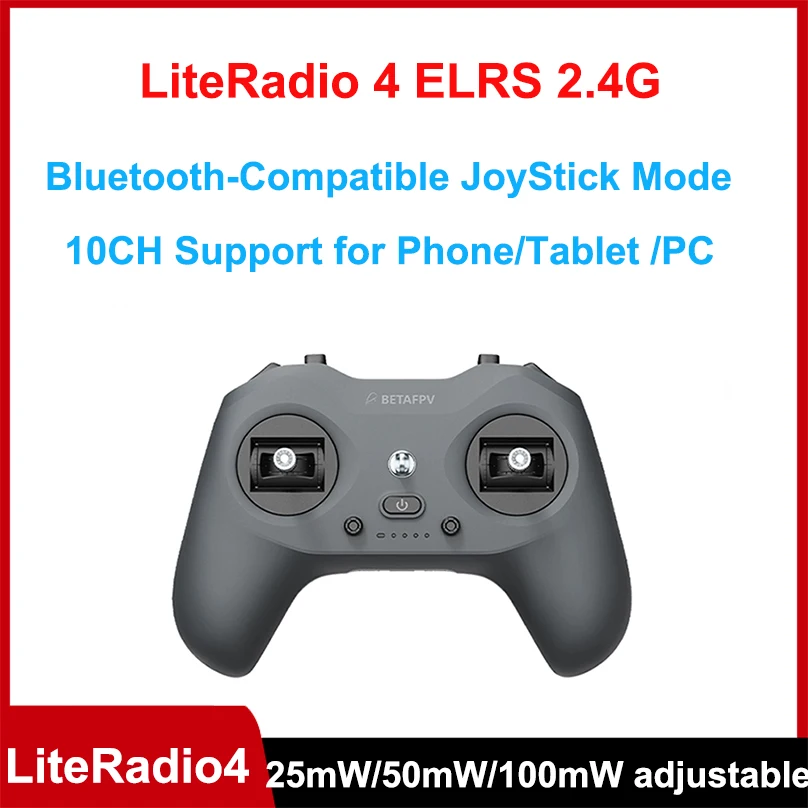 BETAFPV LiteRadio 4 ELRS 2.4G Télécommande Drone FPV Mode 1 ou 2