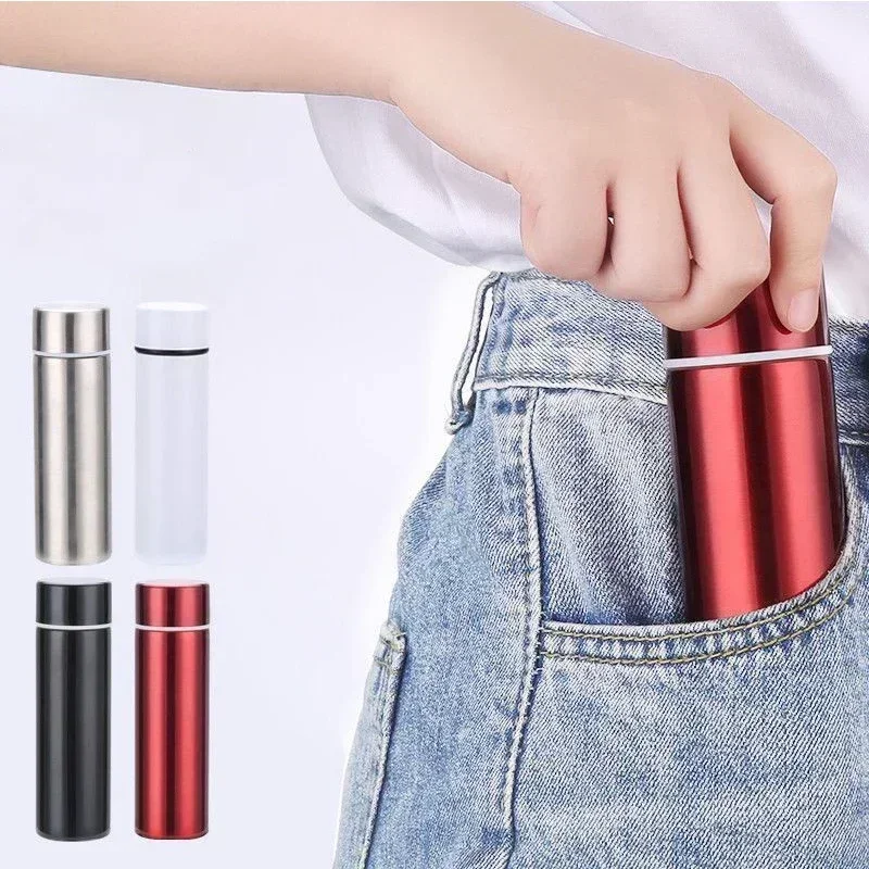 Mini Thermos Bottle Vacuum Flasks Cup Small Coffee Travel Mug 120ml Capacity Portable Stainless Steel Drink Water Bottle Thermos