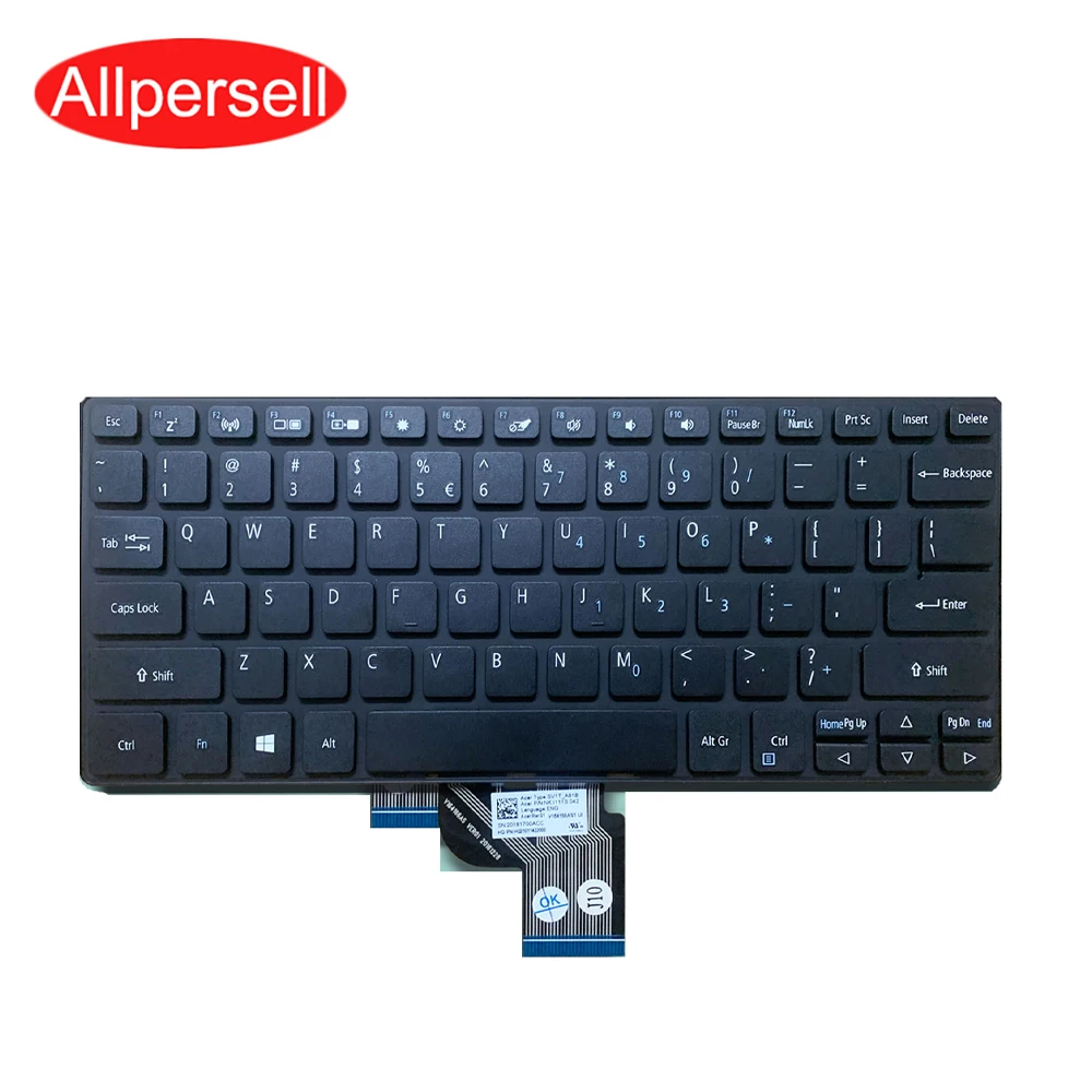 Teclado Substituição para Acer Spin1 Sp11132n Laptop