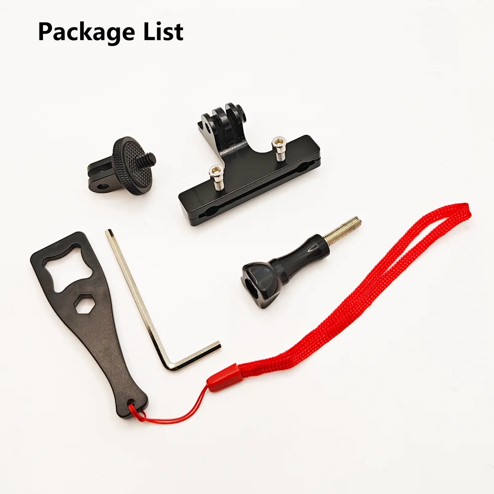 Aluminum Alloy Bicycle Seat Mount Holder with Tripod Adapter for GoPro Hero 13 12 11 10 9 Insta360 SJCAM DJI OSMO Action Camera