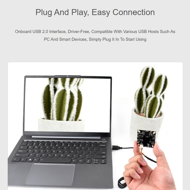 GC2093 2MP USB 카메라 모듈 USB2.0 출력 고정 초점 81dB 선형 모드 105dB HDR 모드 내장 마이크-A12I