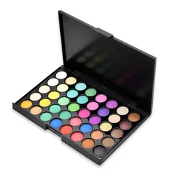 Earth & Rainbow 40 - Color Eyeshadow Palette - High - Pigment, Waterproof, Matte & Glitter Shades (02)