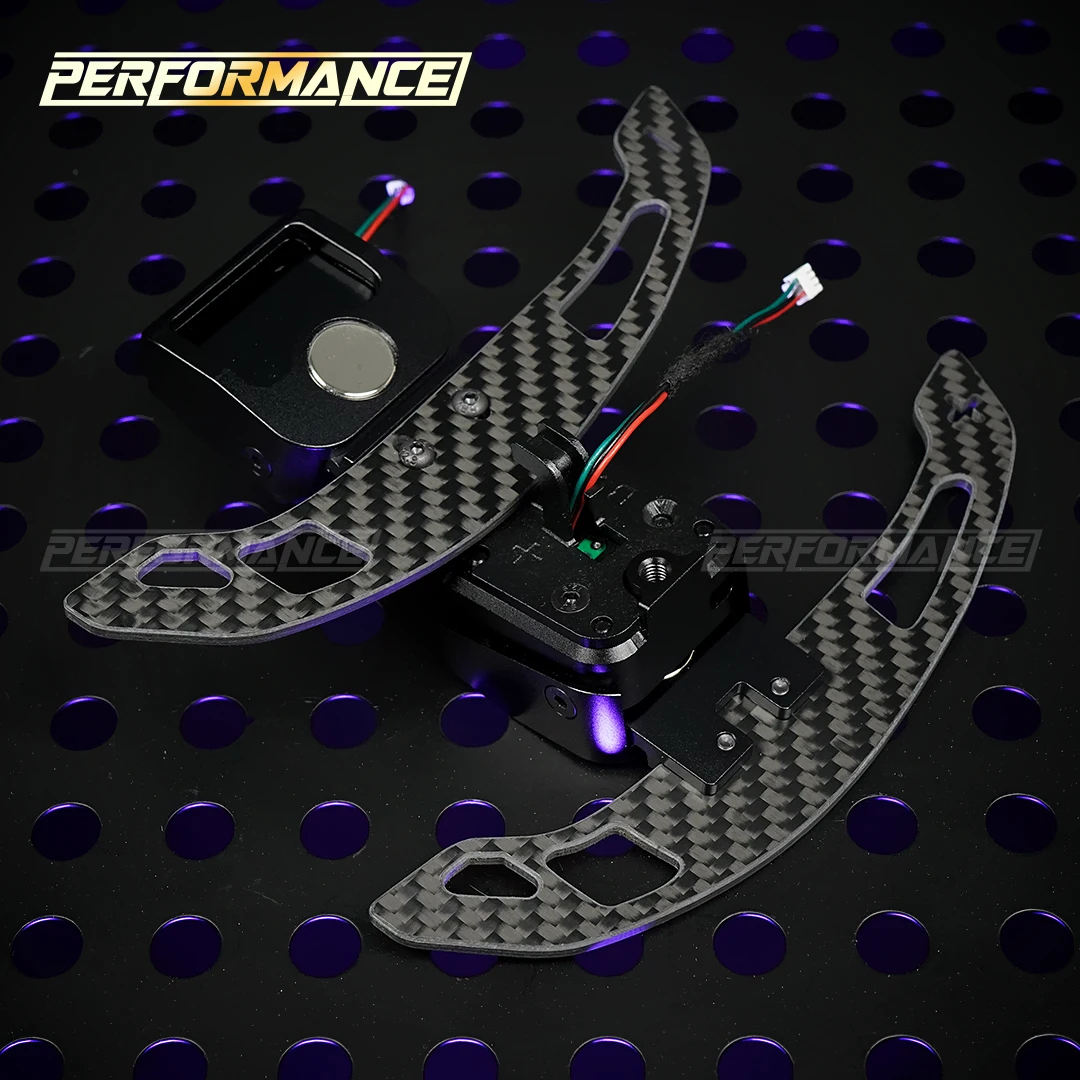 TDD Magnetic Carbon Fiber Paddle Shifter For Audi A1 A3 A5 A8 Q3 Q4 Q5 Q7 Q8 S1 S3 S5 SQ5 SQ8 RS3 RS5 RSQ5 Shift Paddle