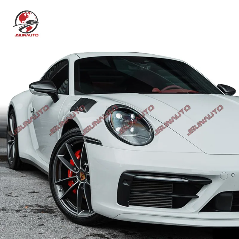 

For 911 992 Carbon Fiber GT3 Style Front Side Fenders For Porsche 992 Carrera RS Carbon frp Body Kit Car Accessories