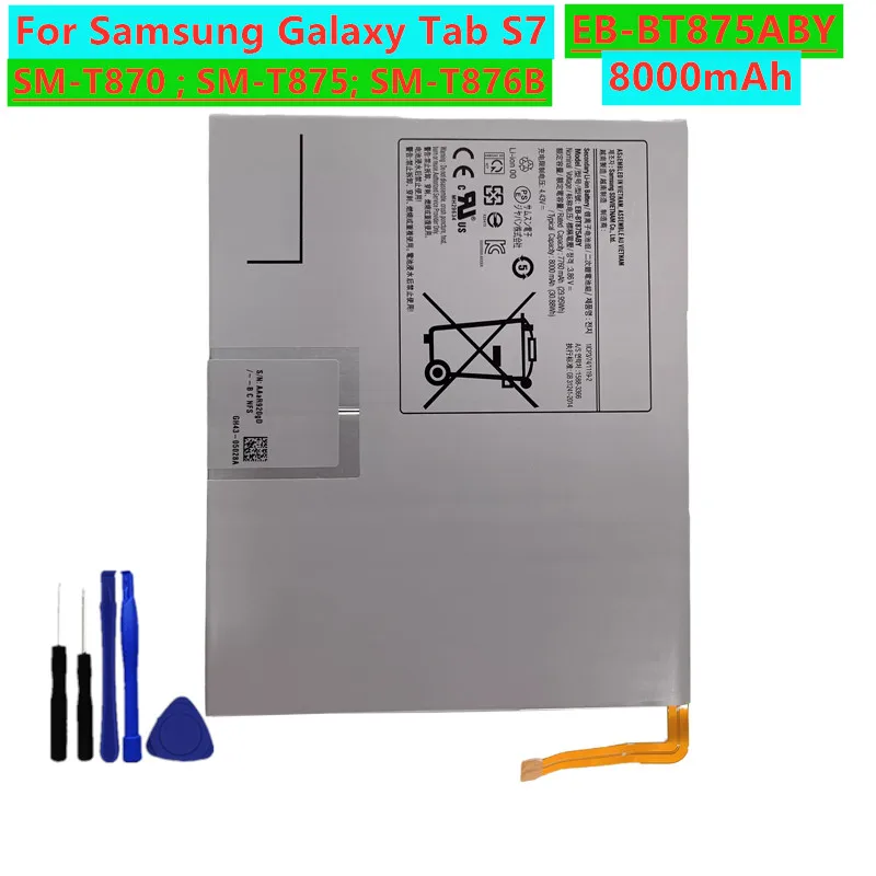 8000mah Battery Galaxy Tab S7 Battery Replacement Replacement
