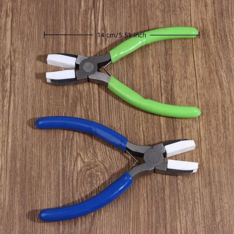 나일론 죠 플라이어 탄소강 공예 플랫 노즈 플라이어 DIY 도구 (비딩, 루핑, 쉐이핑, 와이어, 쥬얼리 제작용)