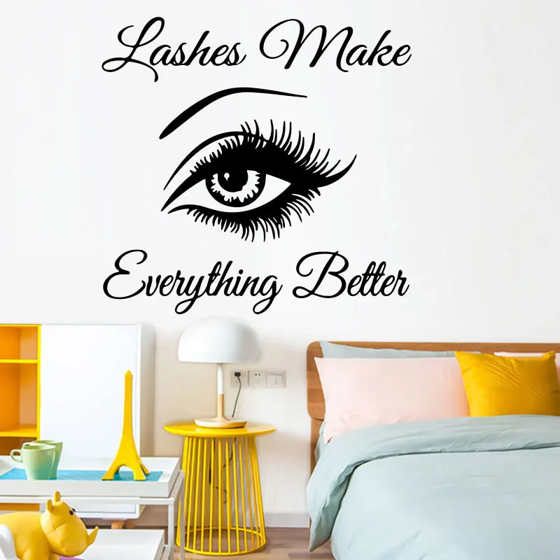 

Home Room Decal Mural Decoration Art Waterproof Wall Sticker Removable Self Adhesive PVC Vinyl Black DIY 55*57cm