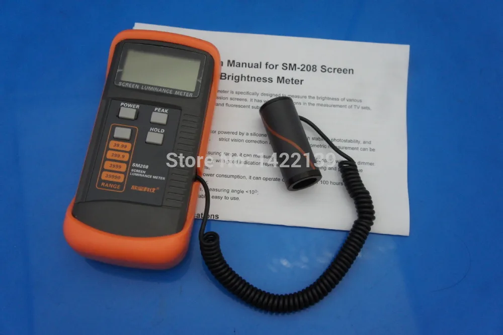 SM208 Portable Mini Luminance Light Meter | 0.01–39990 cd/m² Screen & TV Brightness Tester for X-Ray Display Calibration detail image 3
