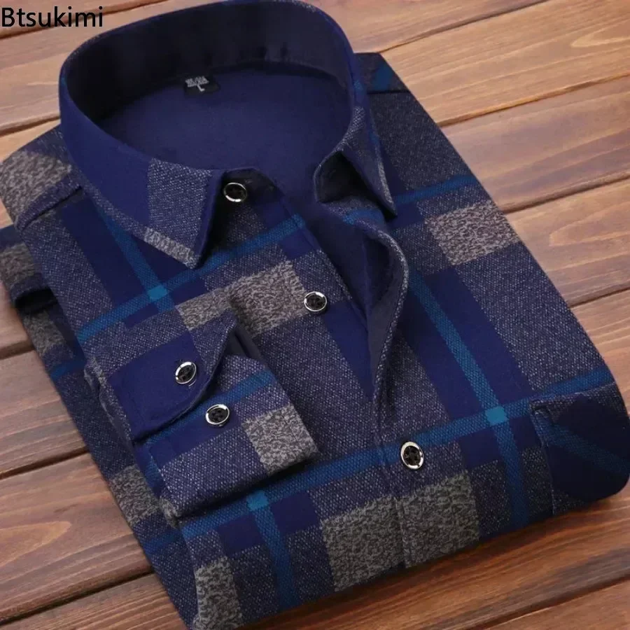 Men’s Plaid Long Sleeve Shirt 6